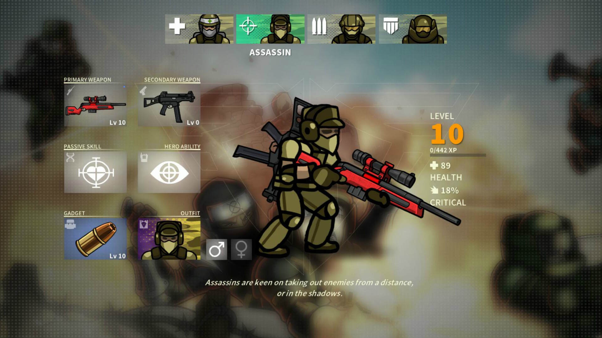 Strike Force Heroes: Original Flash Outfits