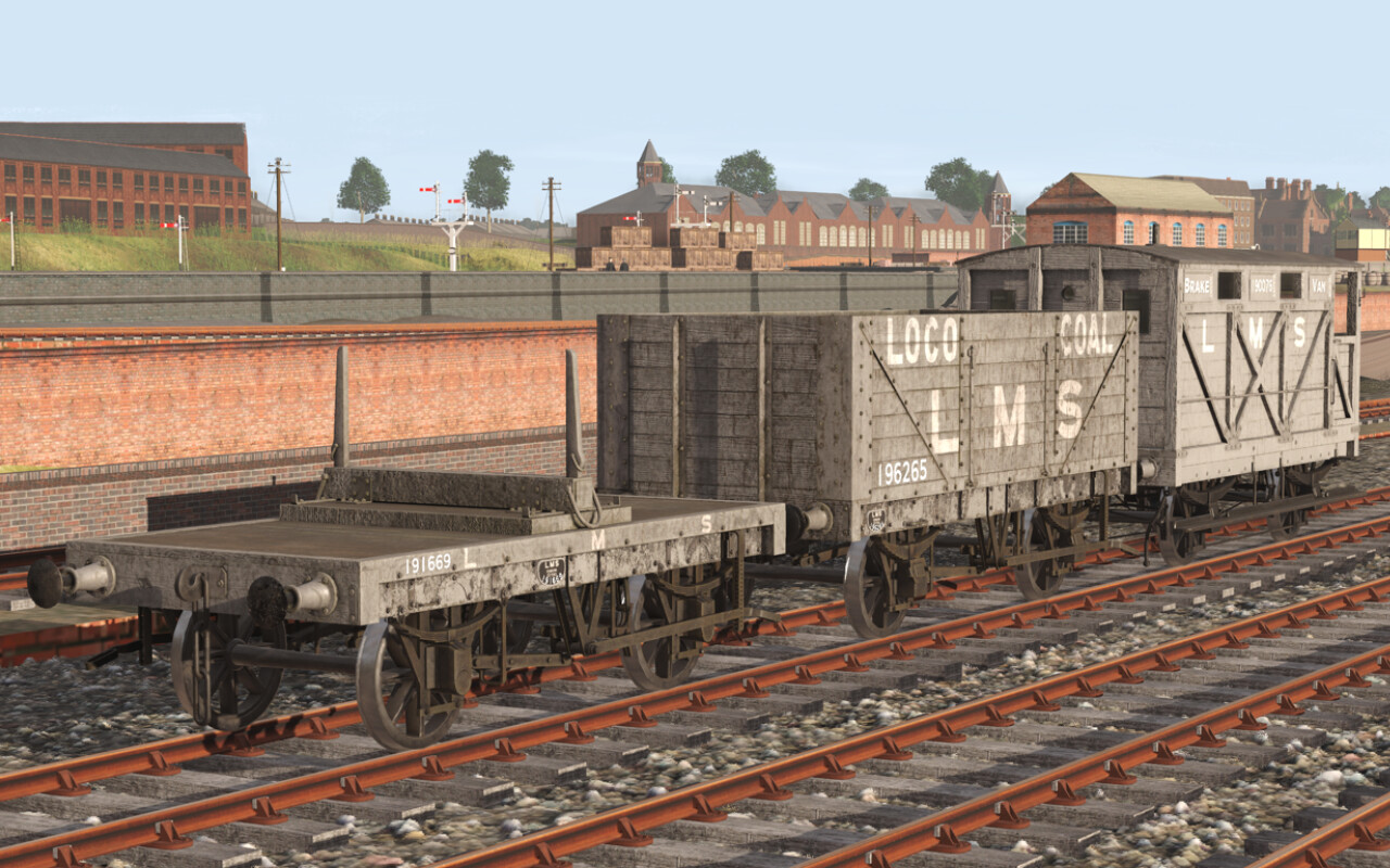 Trainz Railroad Simulator 2019: LMS/NSR Wagon Pack 1
