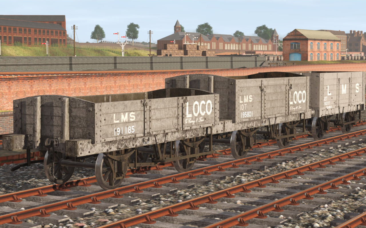 Trainz Railroad Simulator 2019: LMS/NSR Wagon Pack 1