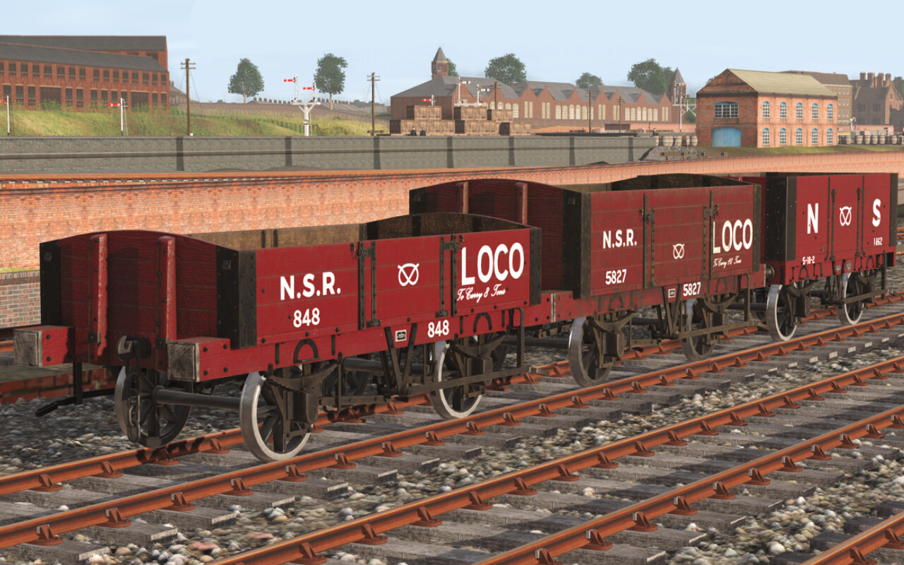 Trainz Railroad Simulator 2019: LMS/NSR Wagon Pack 1