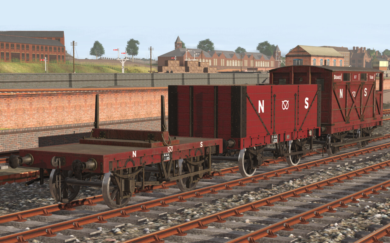 Trainz Railroad Simulator 2019: LMS/NSR Wagon Pack 1