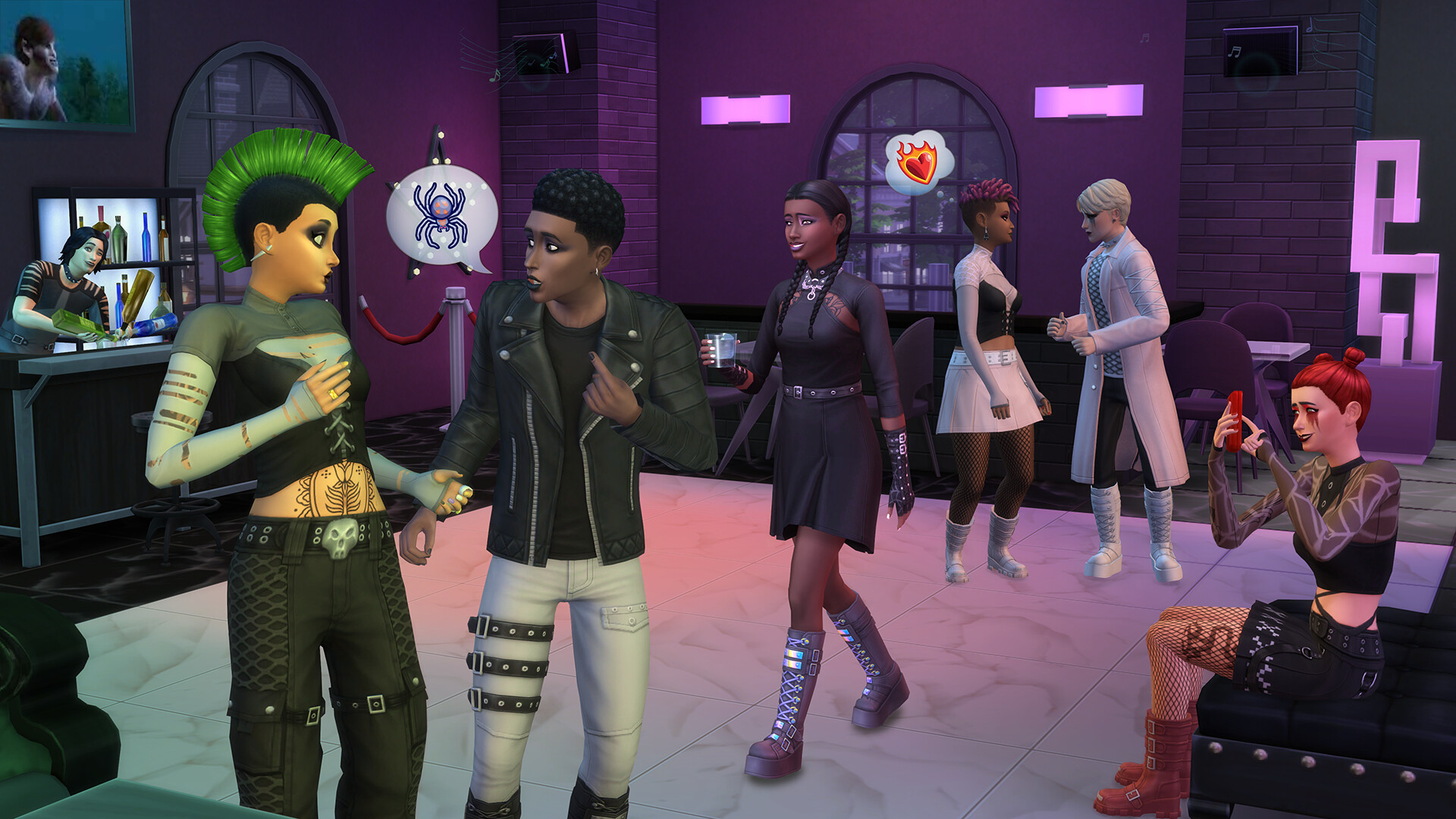 The Sims 4: Goth Galore Kit