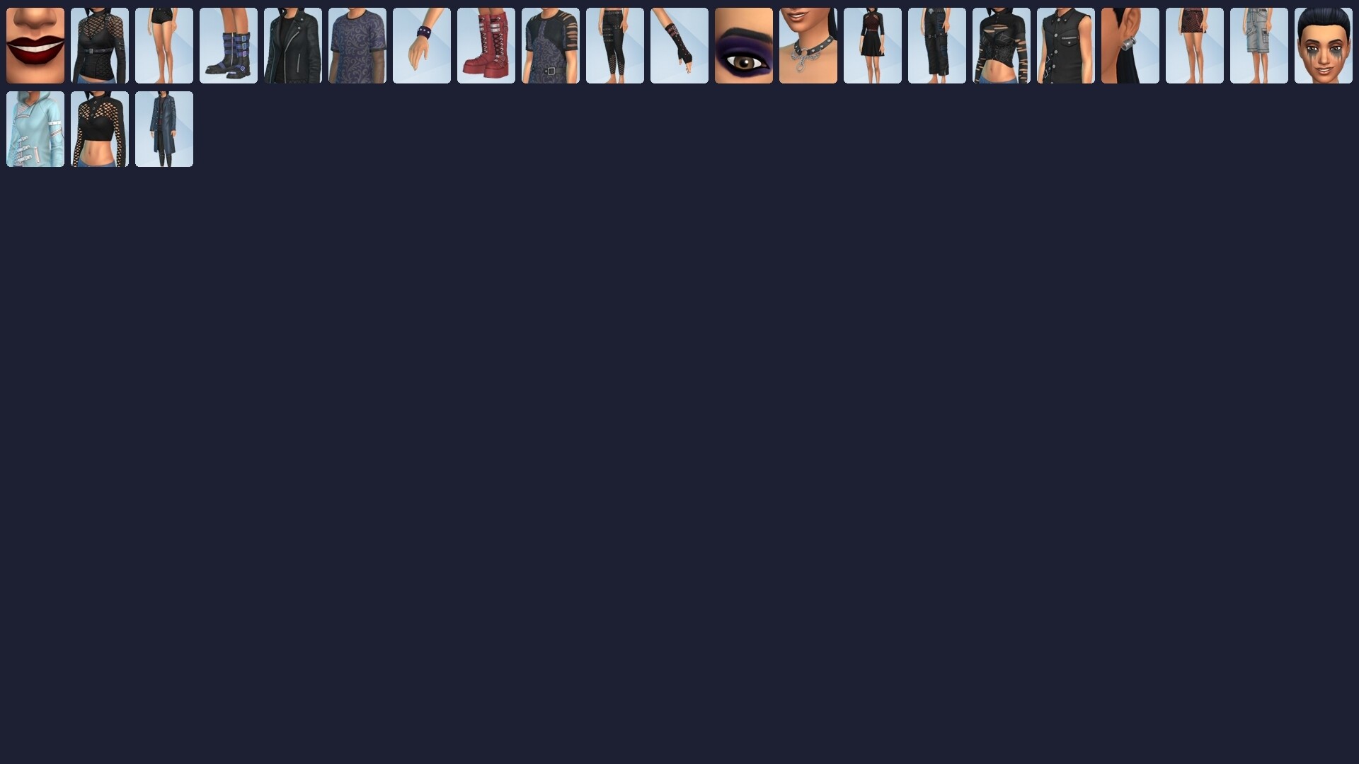 The Sims 4: Goth Galore Kit