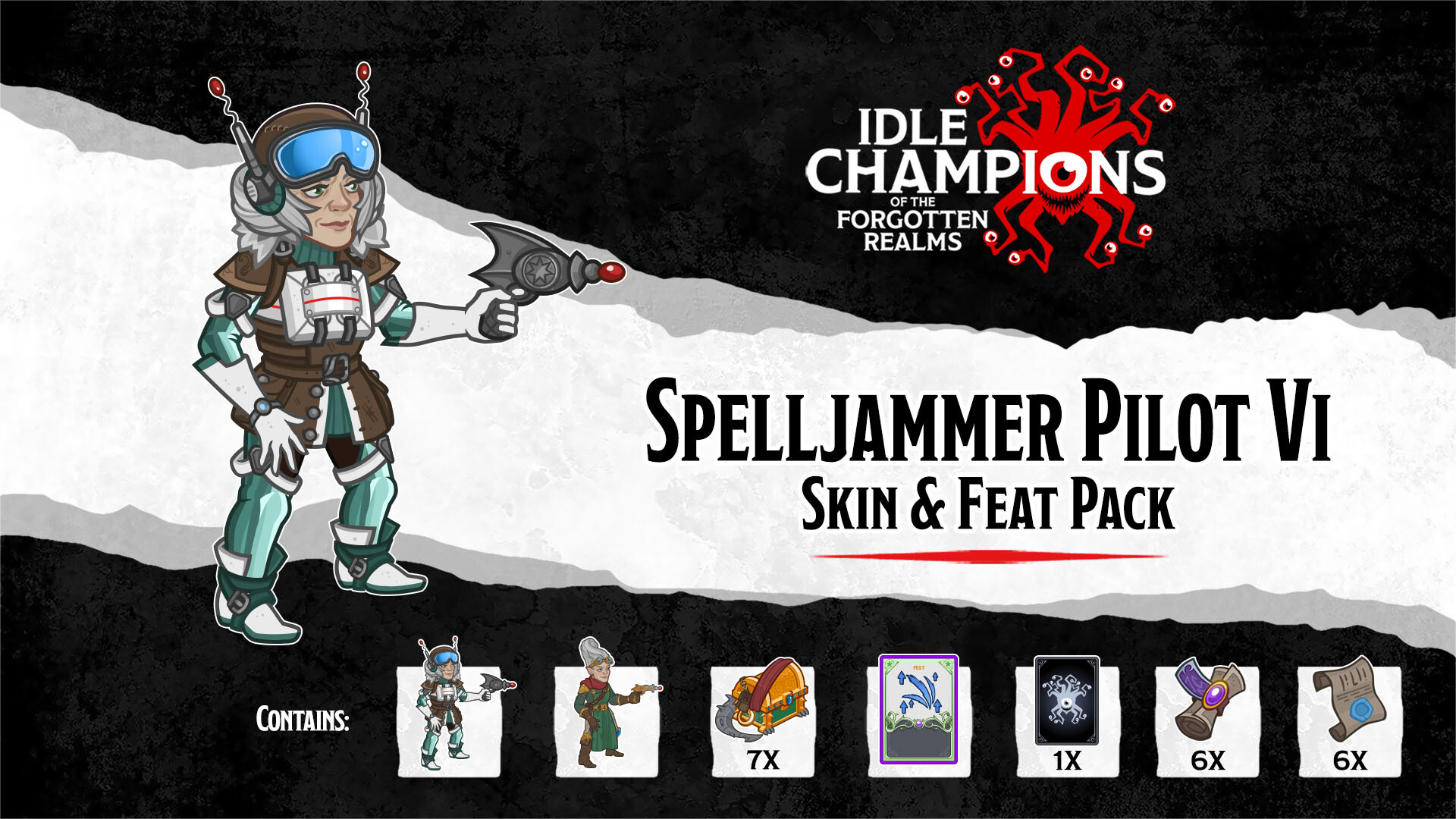 Idle Champions: Spelljammer Pilot Vi Skin &amp; Feat Pack