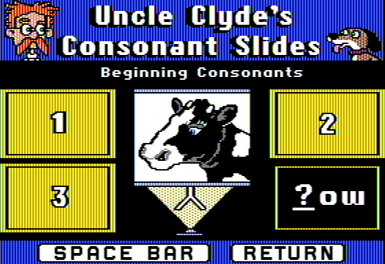Uncle Clyde’s Consonant Slides