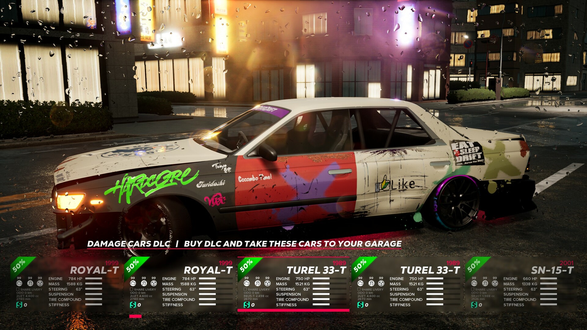 OverDrift Festival: Damage Cars Pack