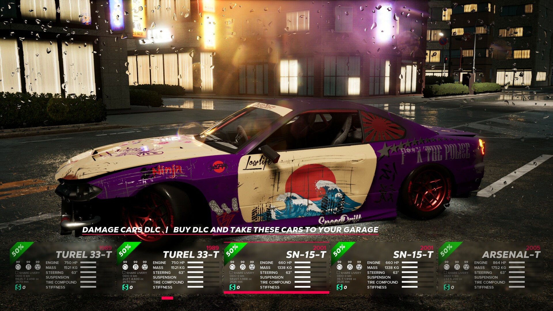 OverDrift Festival: Damage Cars Pack