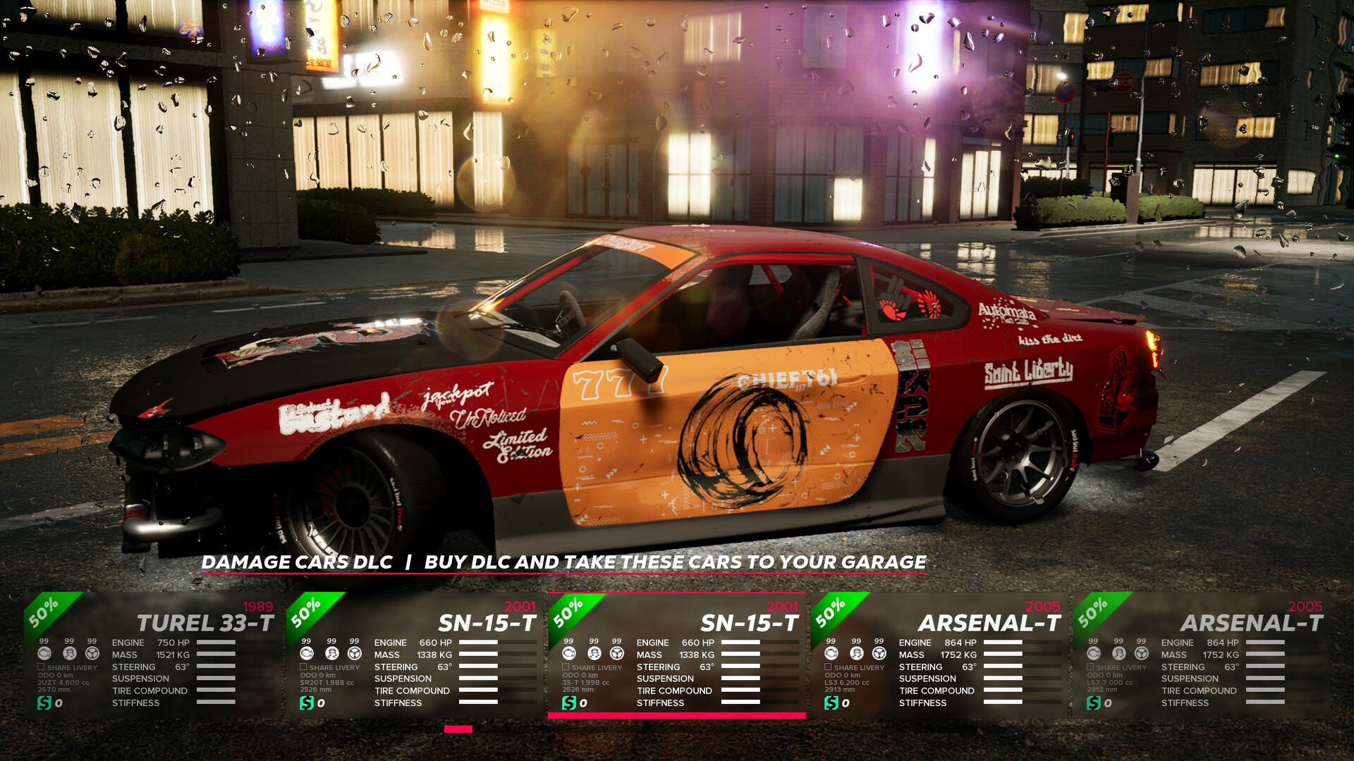 OverDrift Festival: Damage Cars Pack