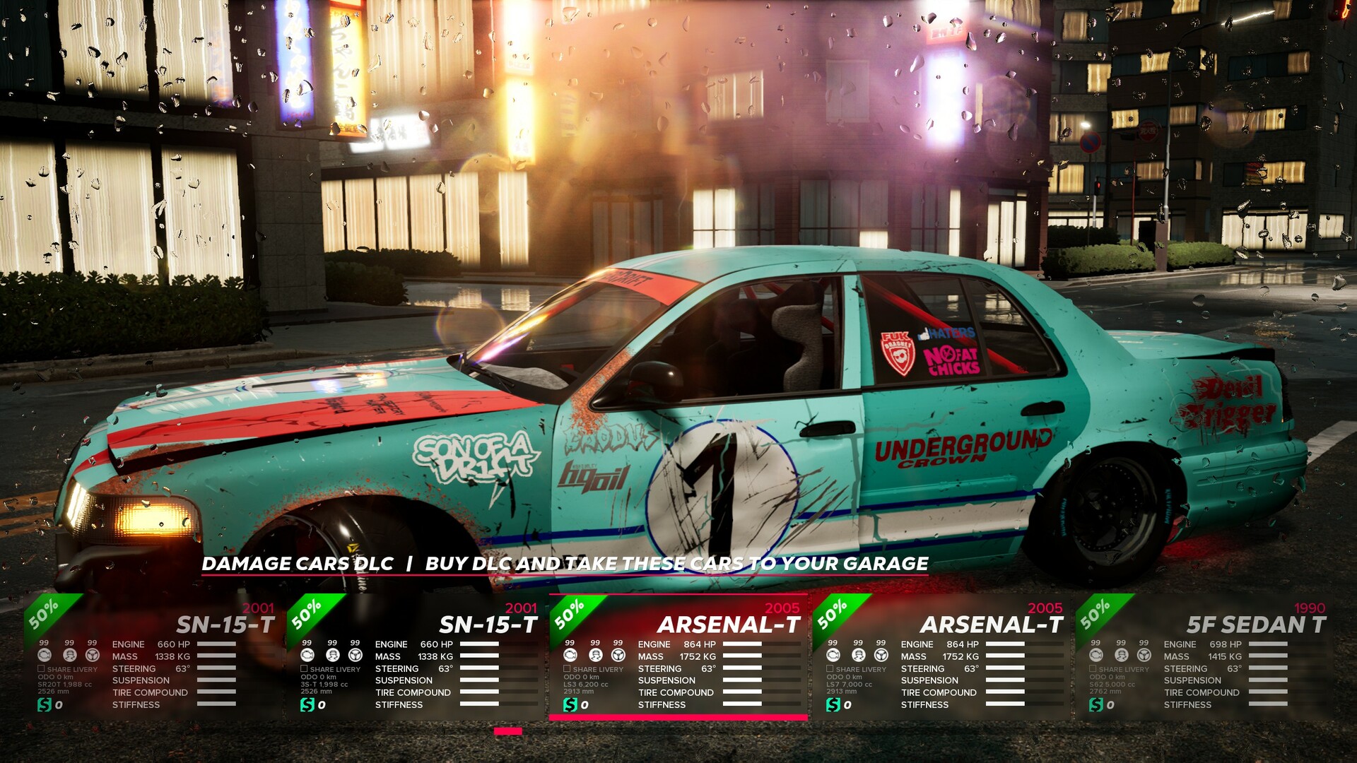 OverDrift Festival: Damage Cars Pack