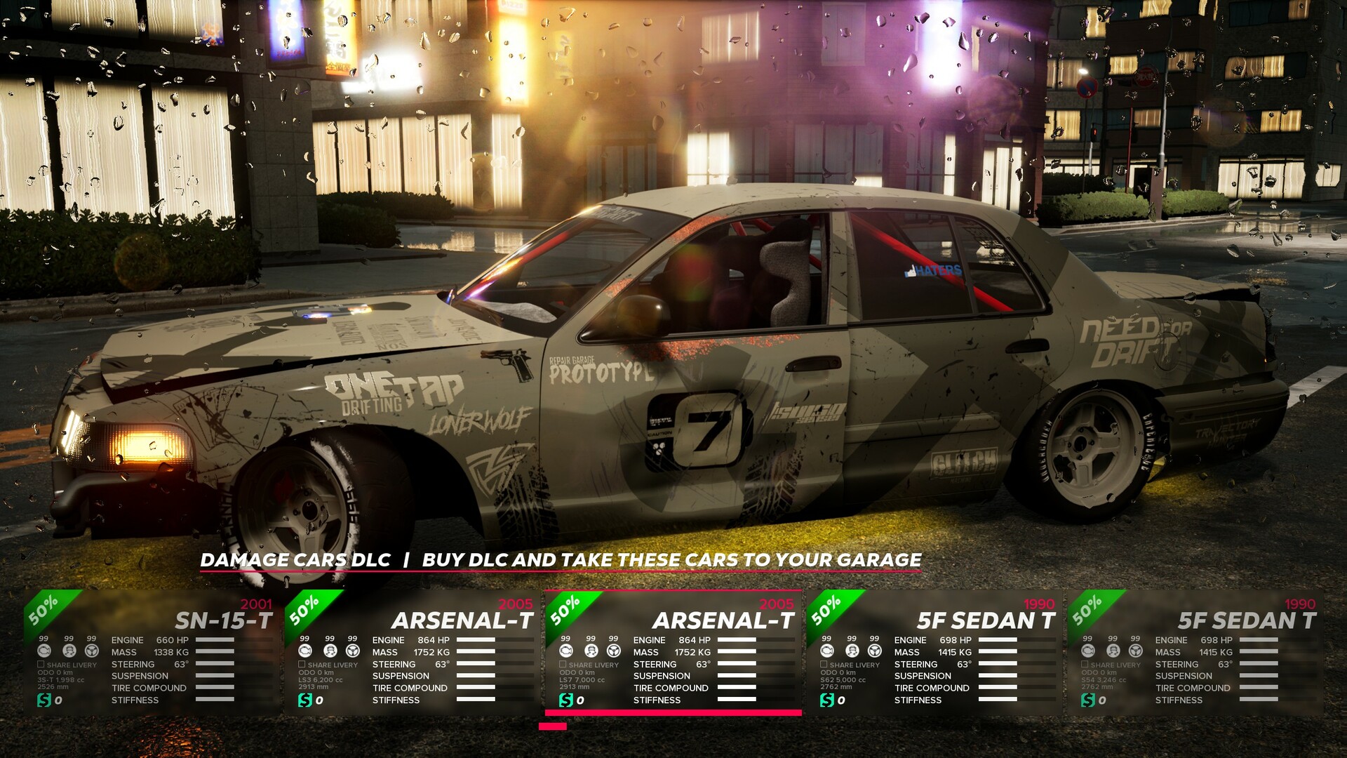 OverDrift Festival: Damage Cars Pack