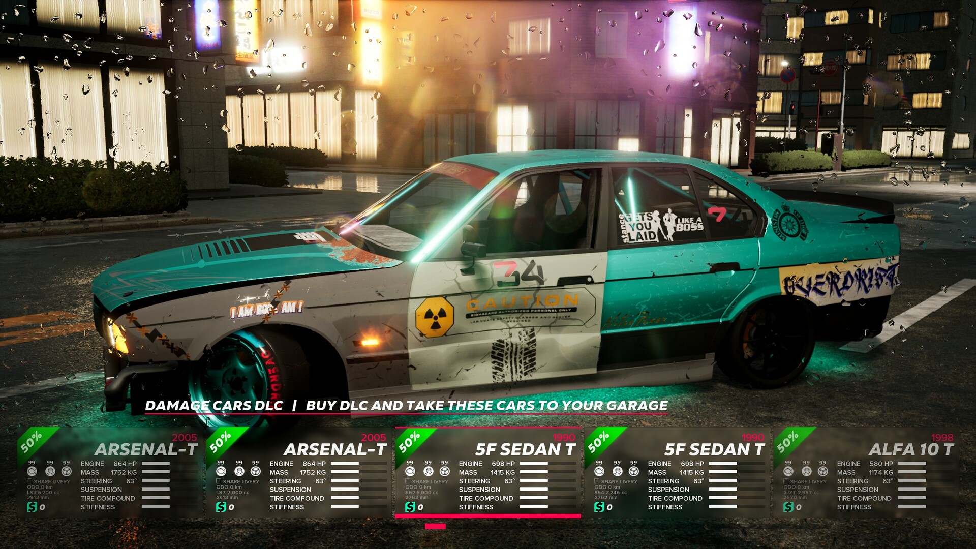 OverDrift Festival: Damage Cars Pack