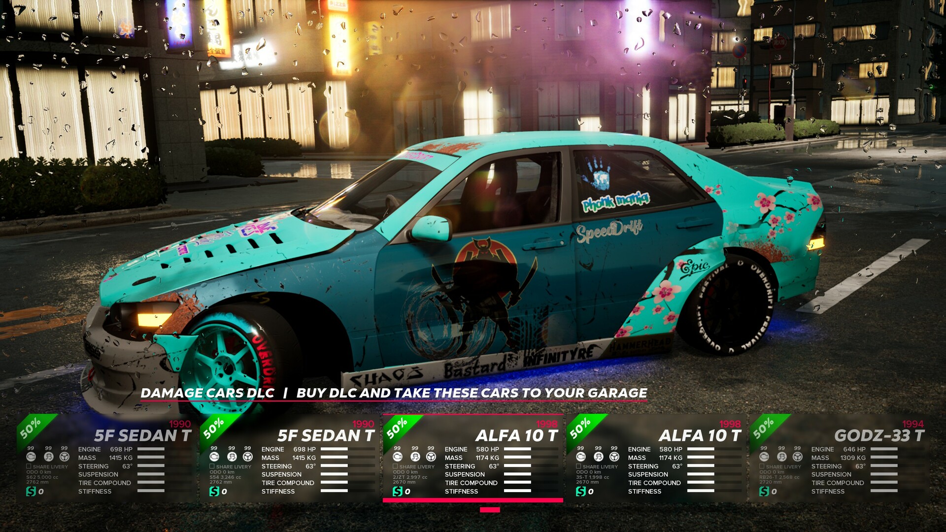 OverDrift Festival: Damage Cars Pack