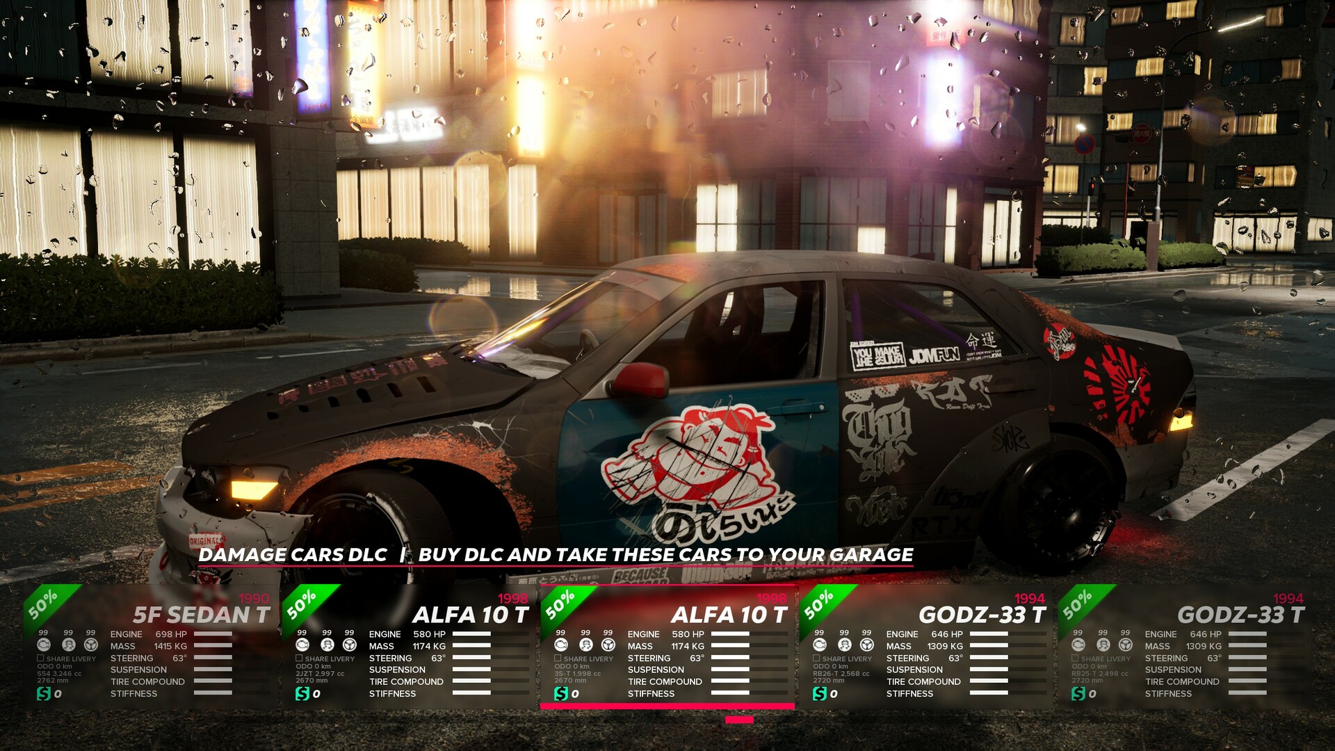 OverDrift Festival: Damage Cars Pack