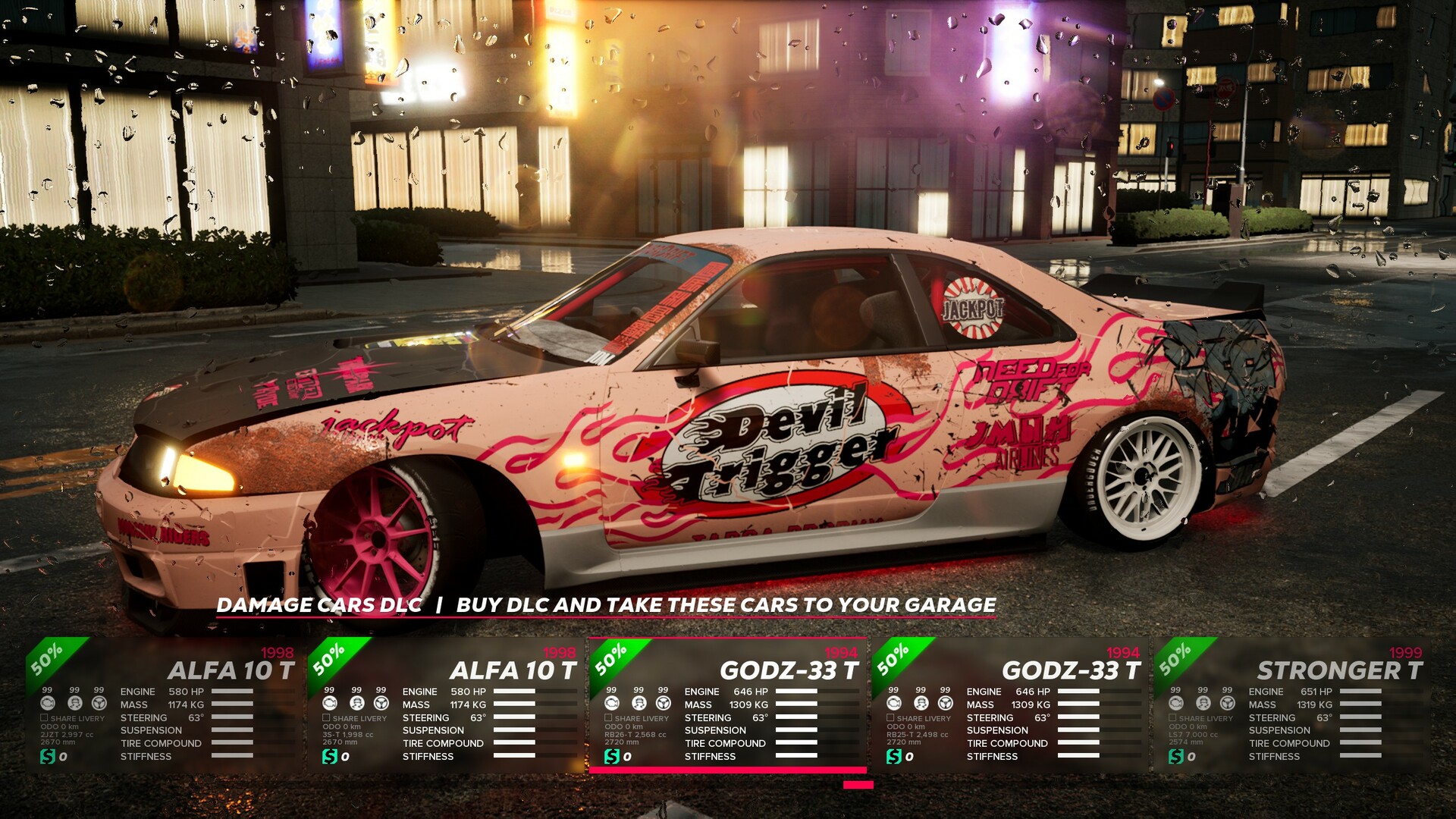 OverDrift Festival: Damage Cars Pack