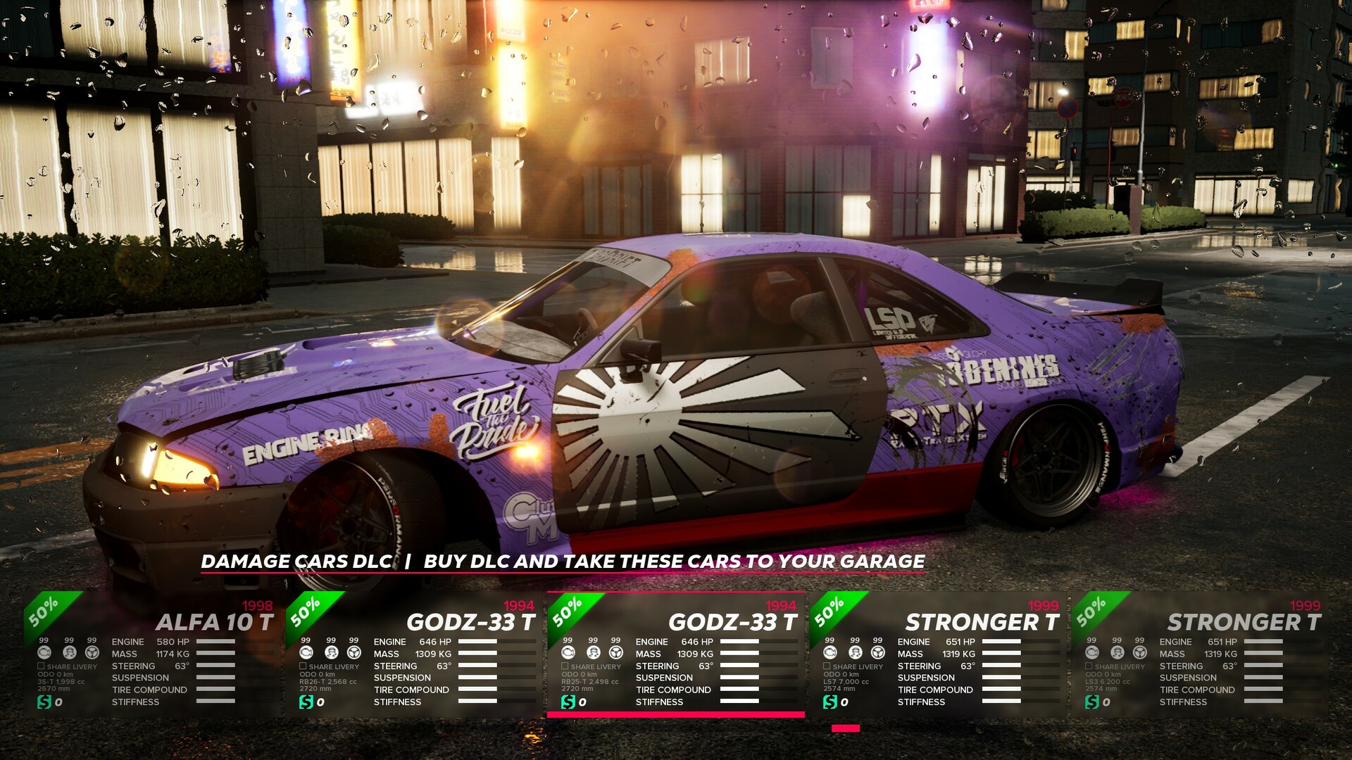 OverDrift Festival: Damage Cars Pack