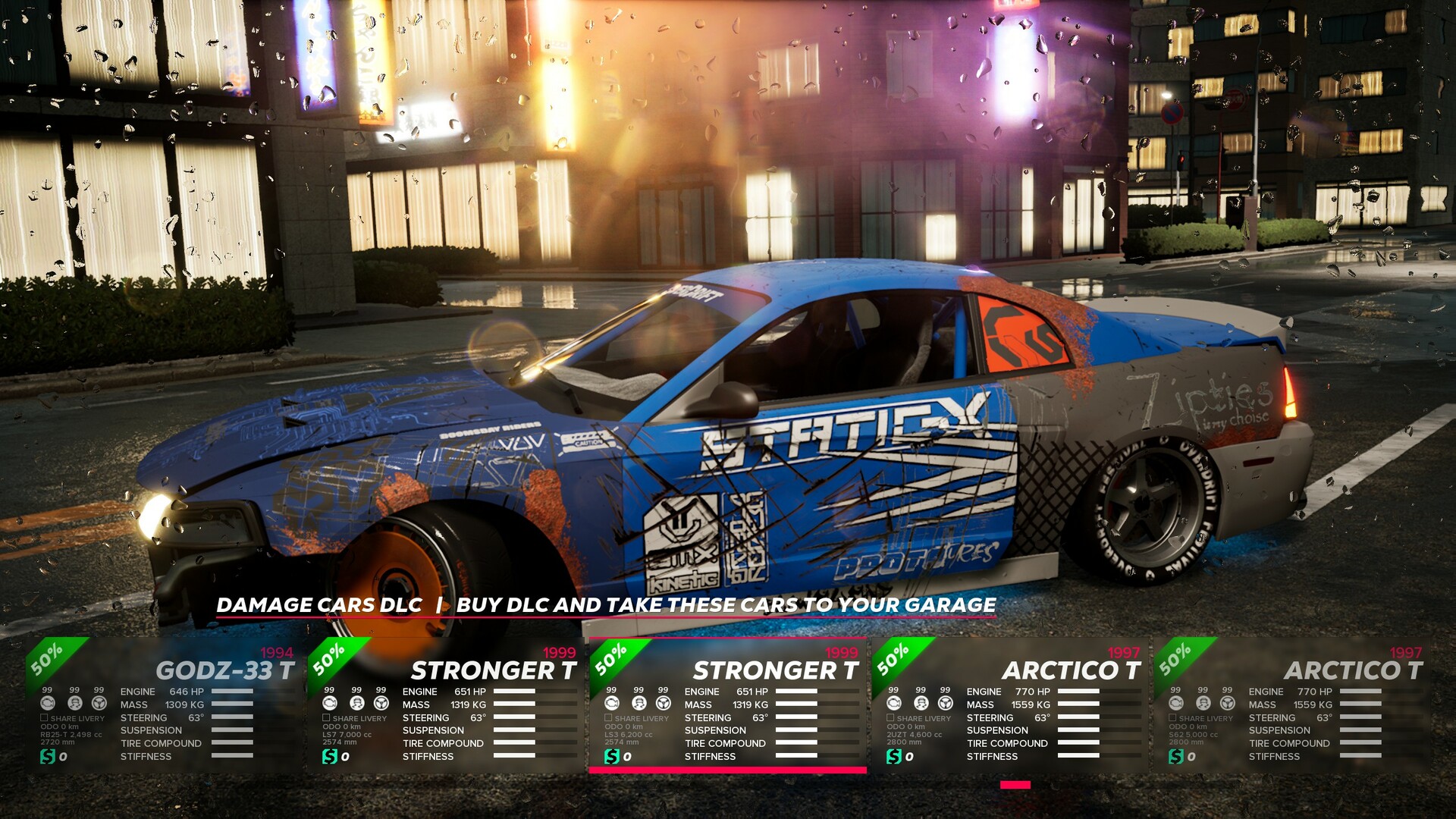 OverDrift Festival: Damage Cars Pack