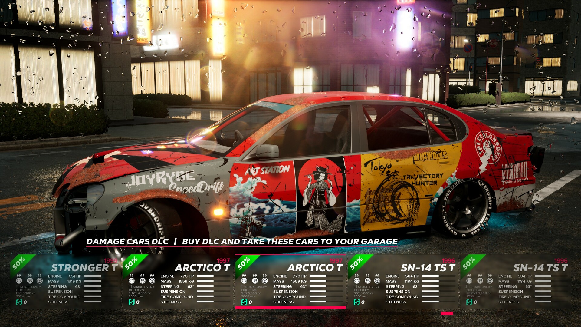 OverDrift Festival: Damage Cars Pack