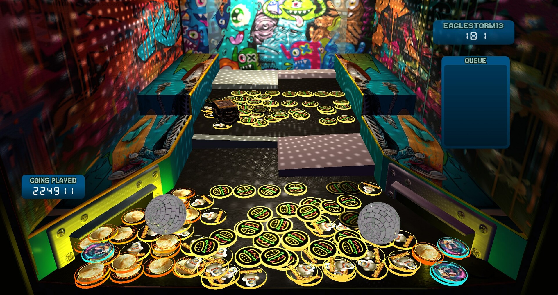 Coin Pusher World: 2 Bed 4 Pusher World