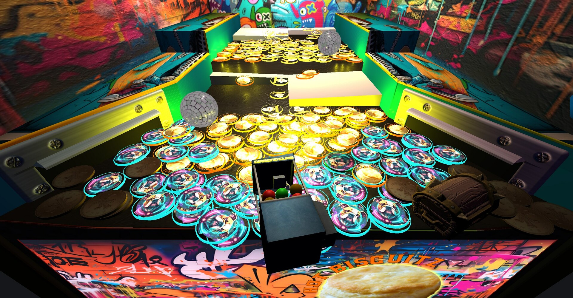 Coin Pusher World: 2 Bed 4 Pusher World