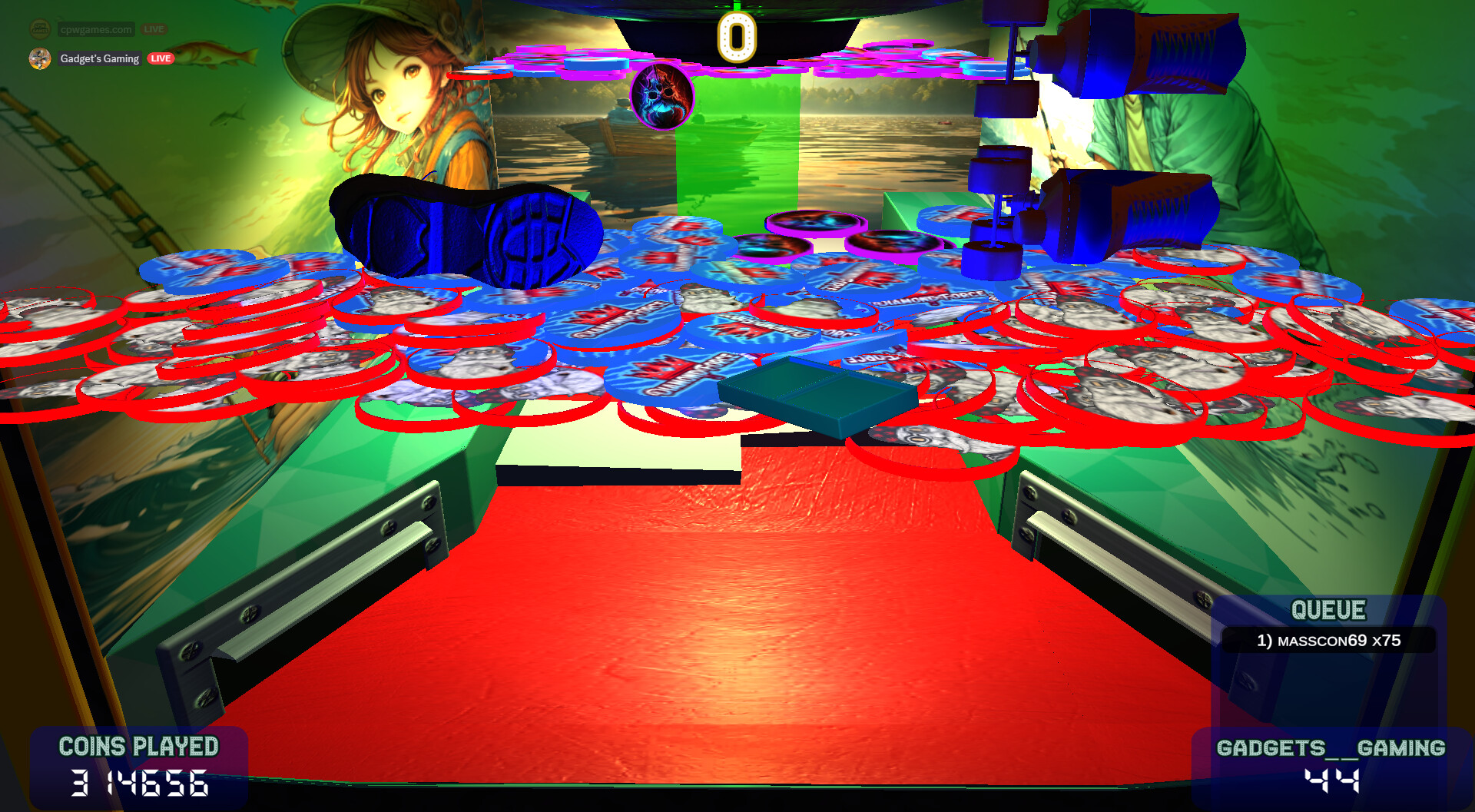 Coin Pusher World: 2 Bed 4 Pusher World