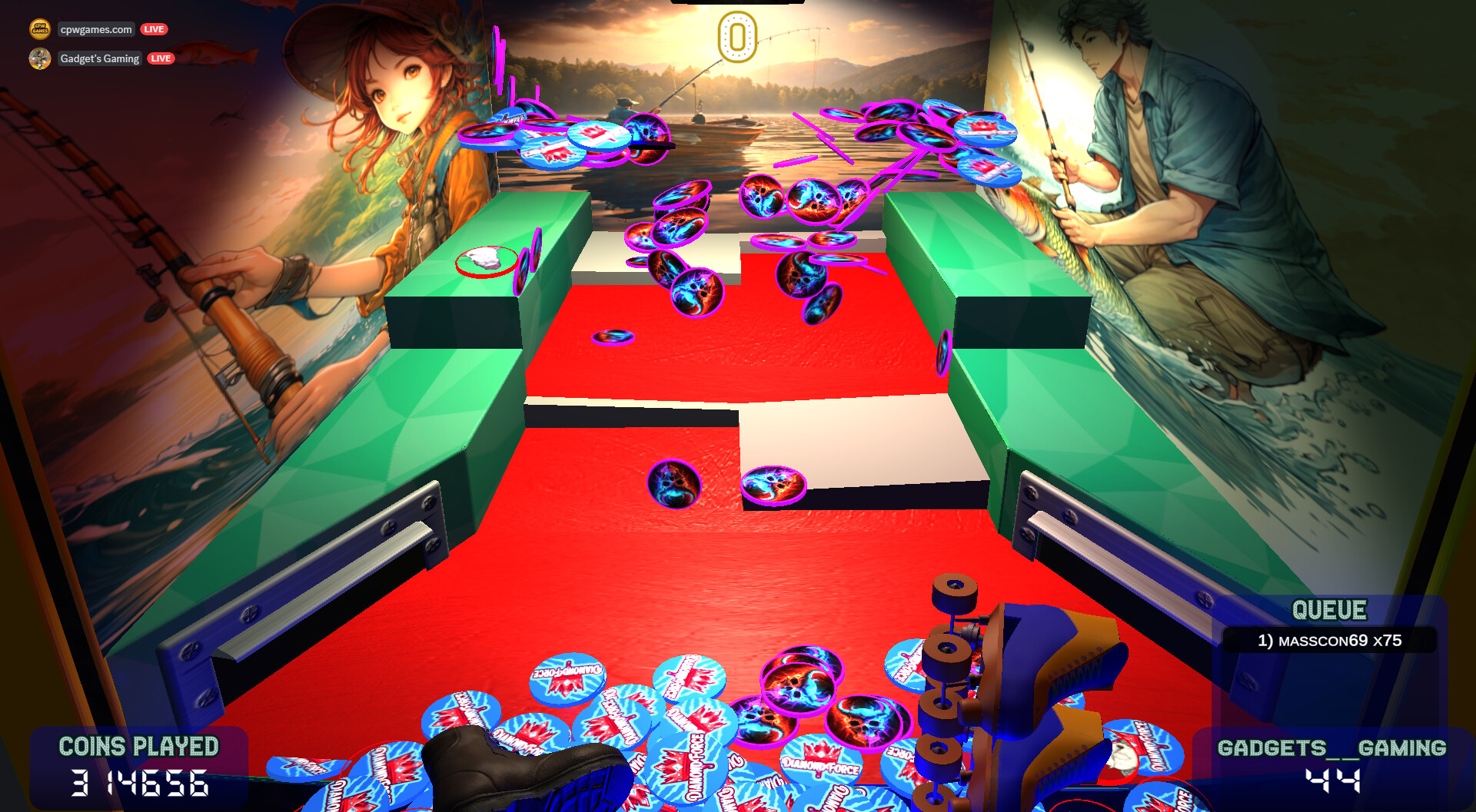 Coin Pusher World: 2 Bed 4 Pusher World