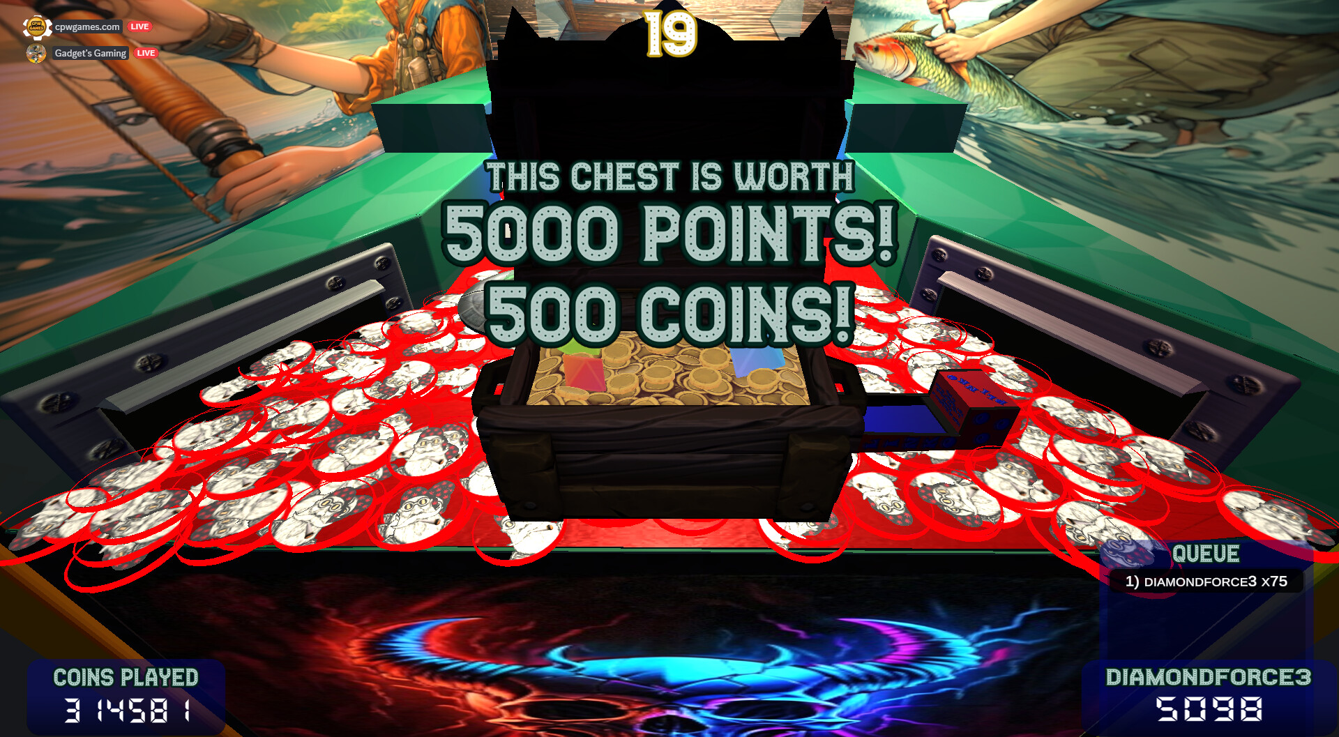 Coin Pusher World: 2 Bed 4 Pusher World