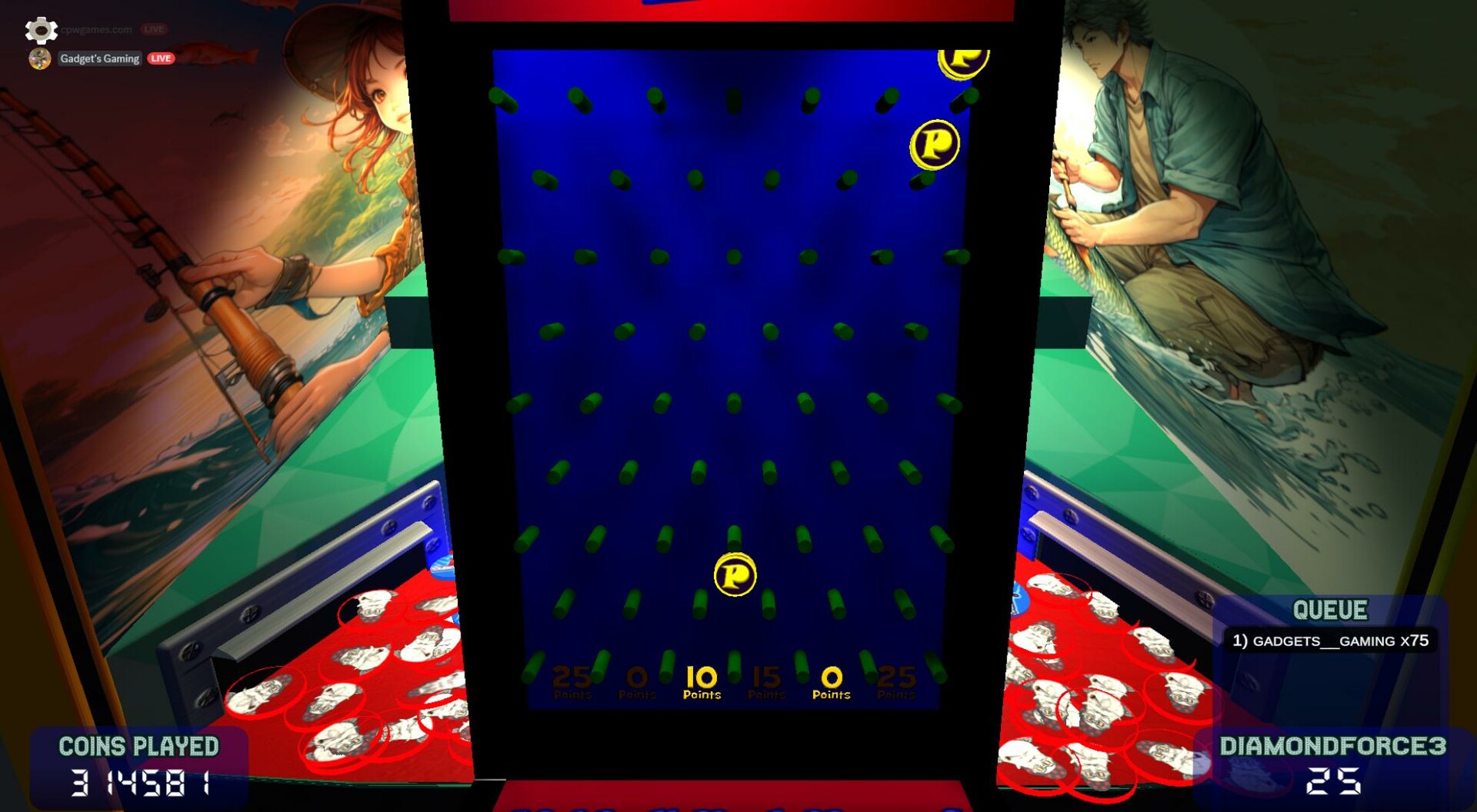 Coin Pusher World: 2 Bed 4 Pusher World