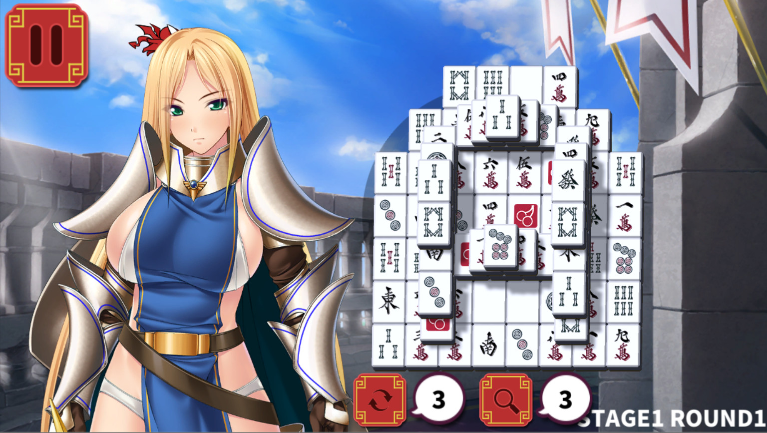 Mahjong Strip Solitaire: Harem Guild