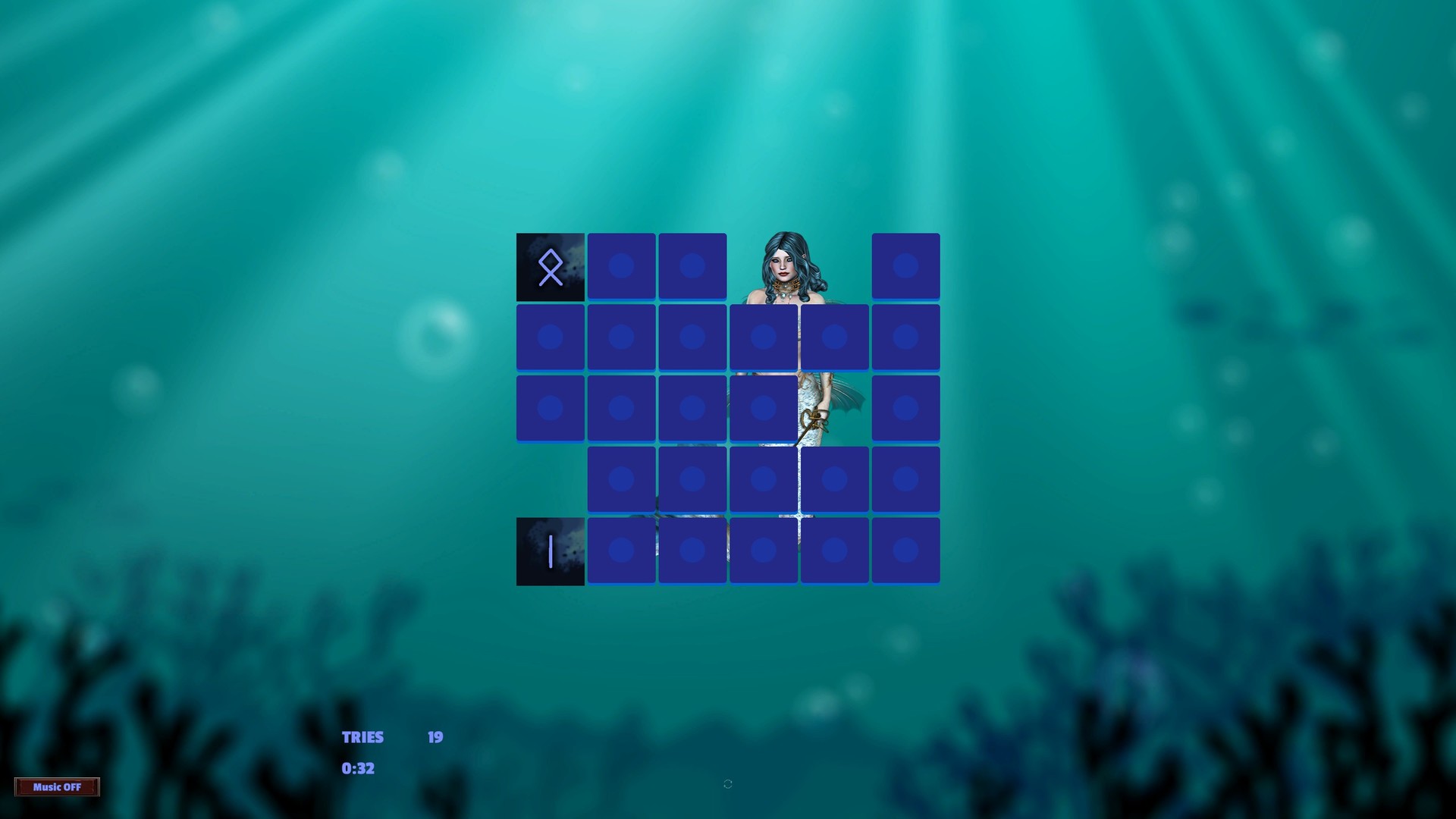 Memory Puzzle: Mystery Mermaids