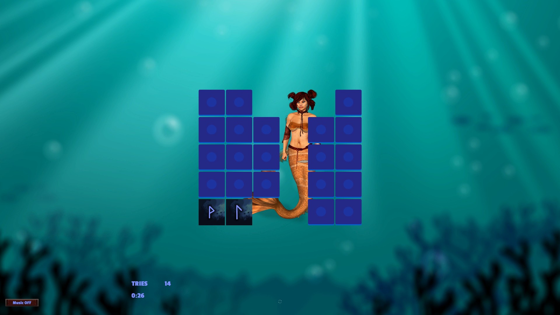 Memory Puzzle: Mystery Mermaids