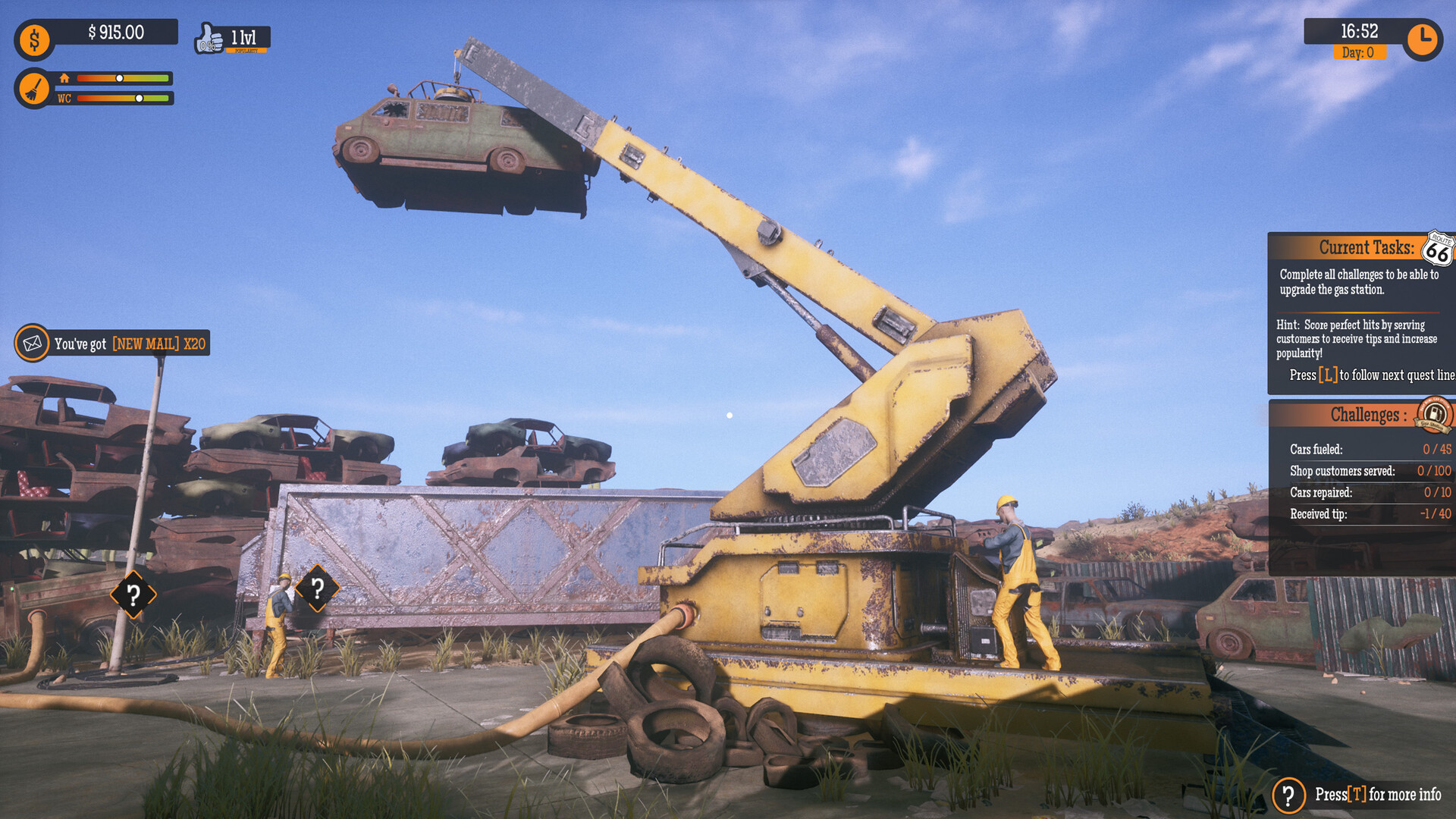 Gas Station Simulator: Car Junkyard