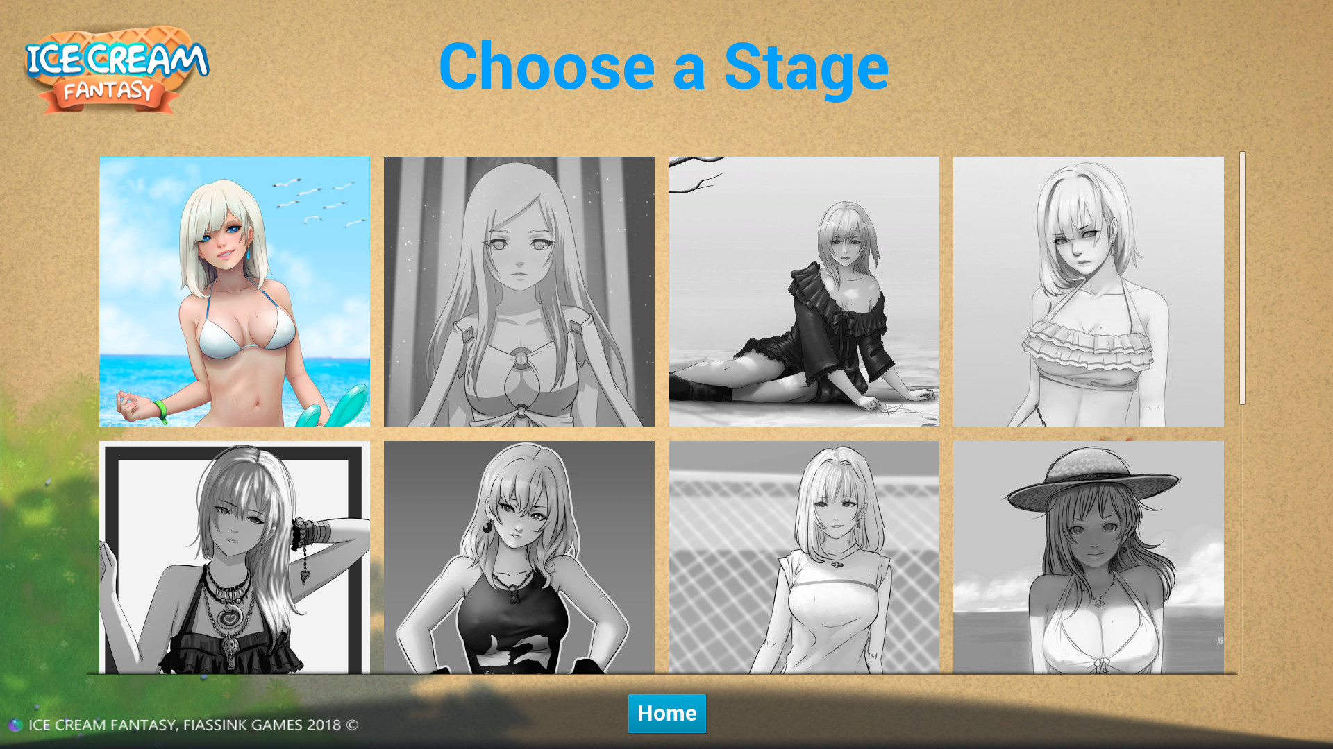 Ice Cream Fantasy: Ecchi Game