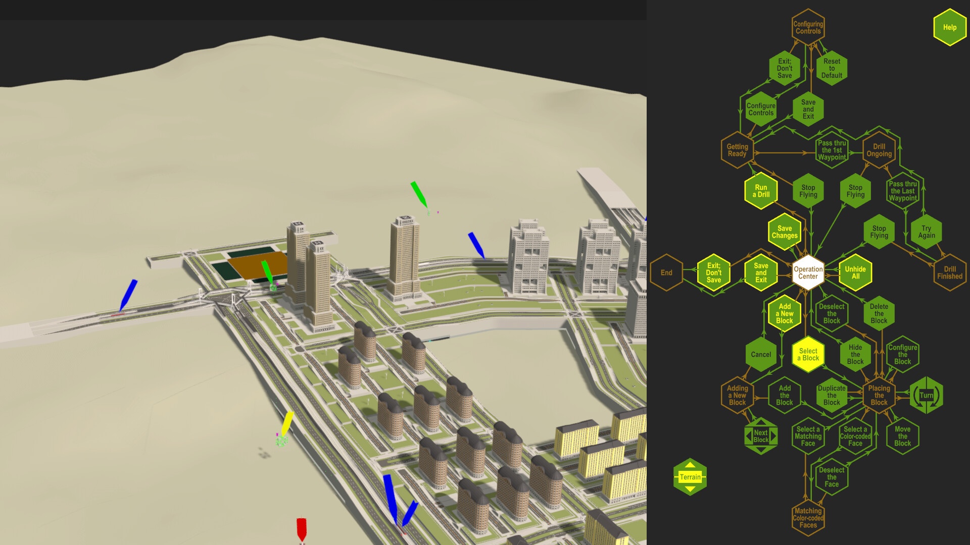 Building Block Cities: Fire Copter Drills