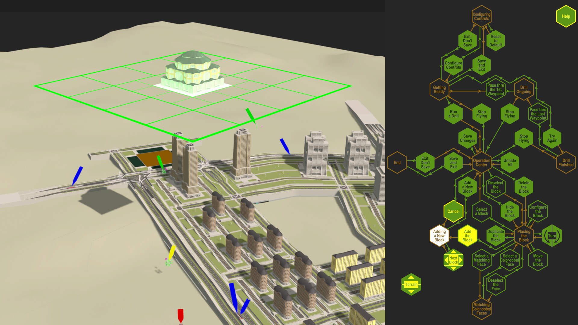 Building Block Cities: Fire Copter Drills