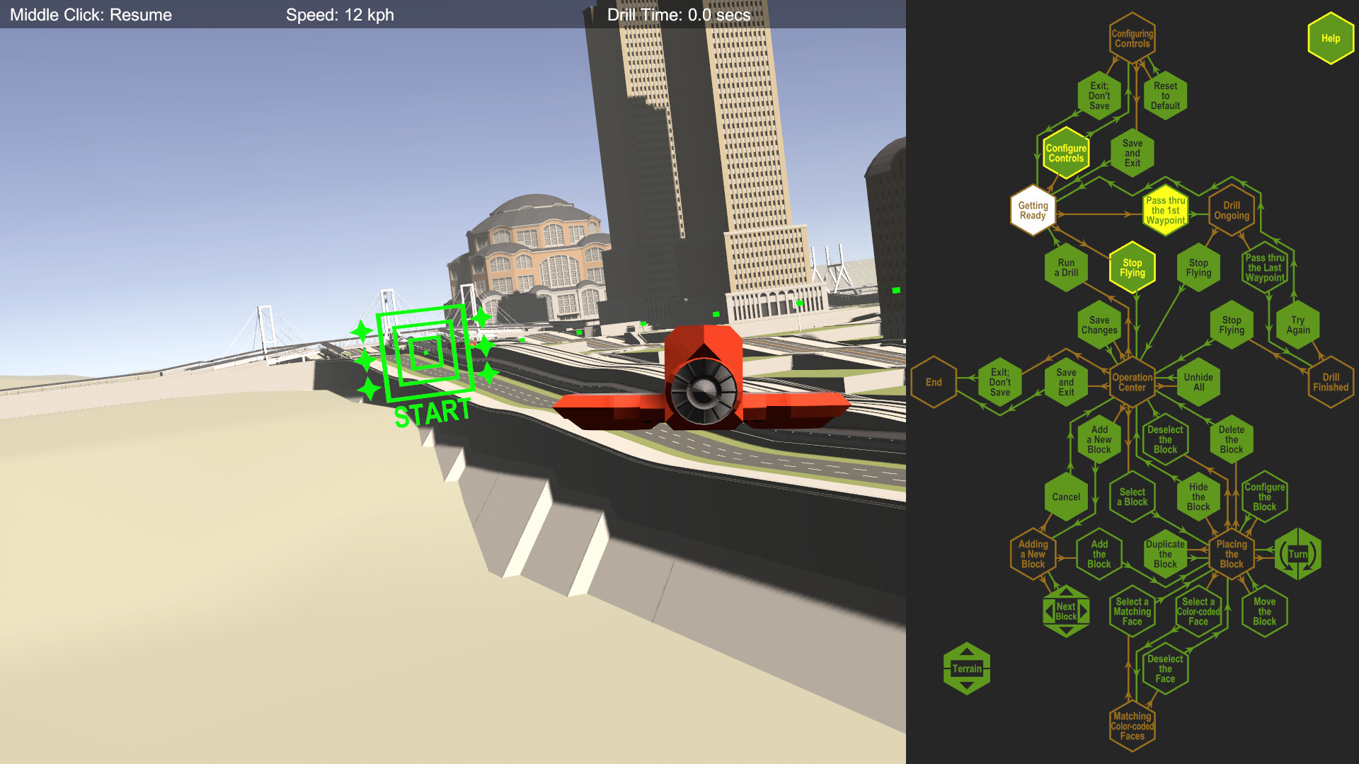 Building Block Cities: Fire Copter Drills
