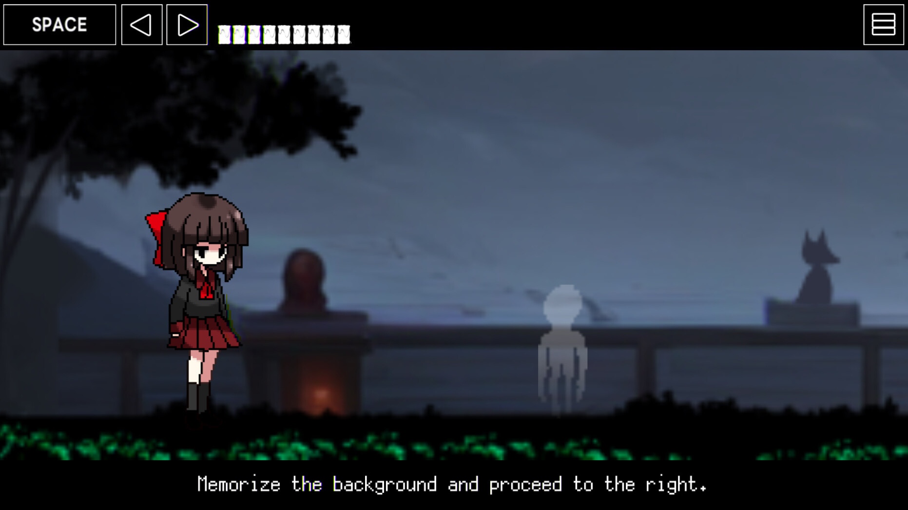 Visiting Shrine at Night