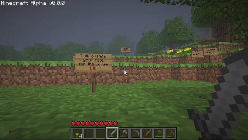 Minecraft Alpha 0.0.0