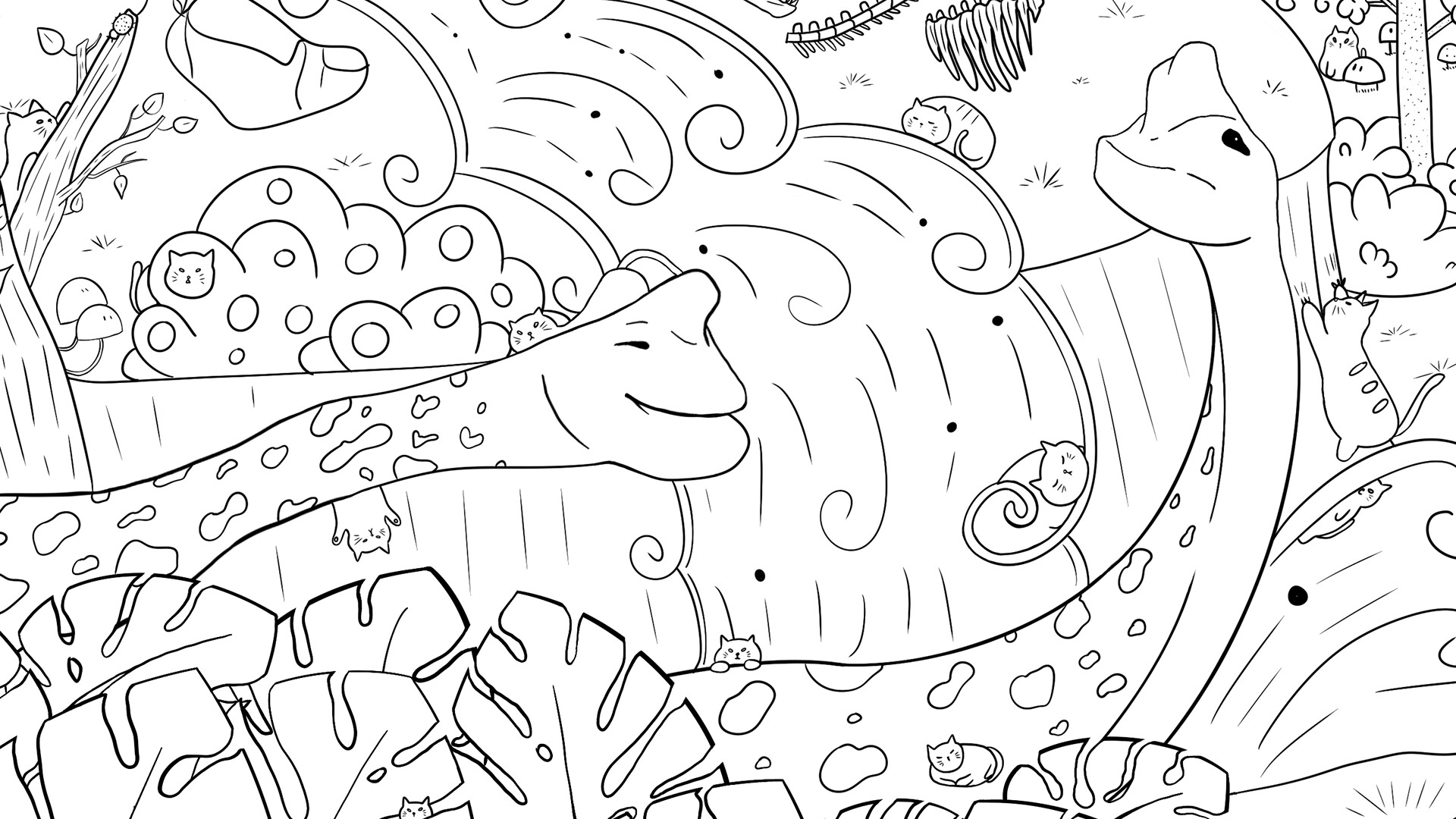 100 Dino Cats: Extra Content