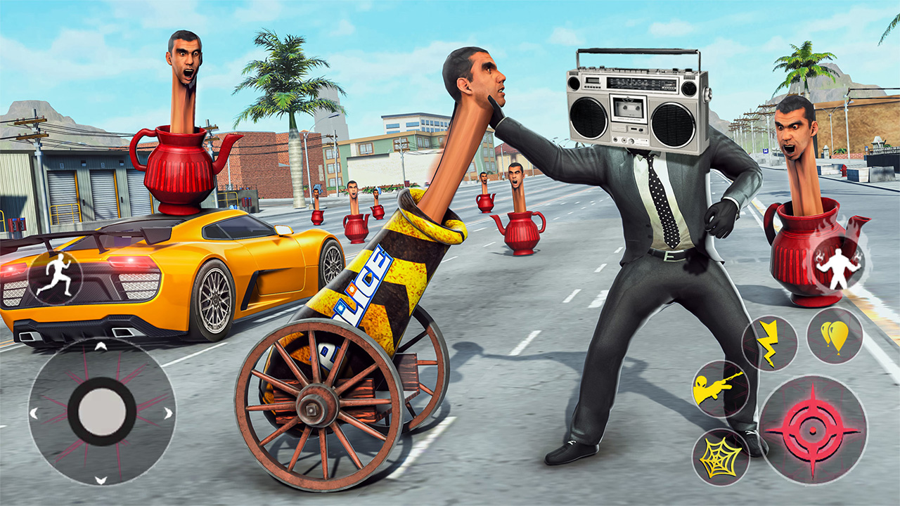 Toilet Head: Grand Thief City