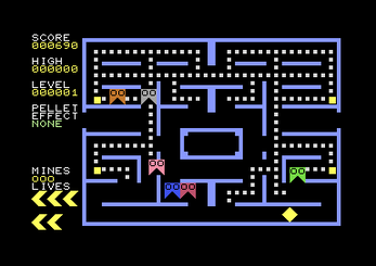 Doomed PETSCII Pacman