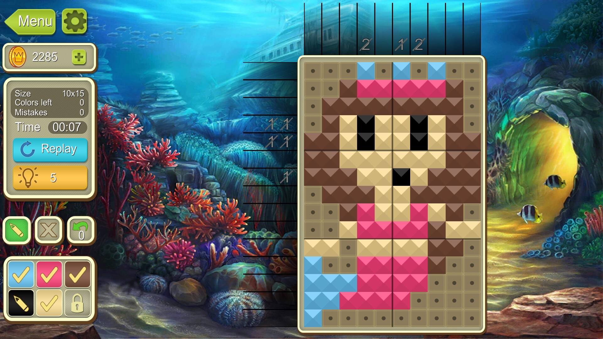 Simple Mosaics: Nonogram Puzzles