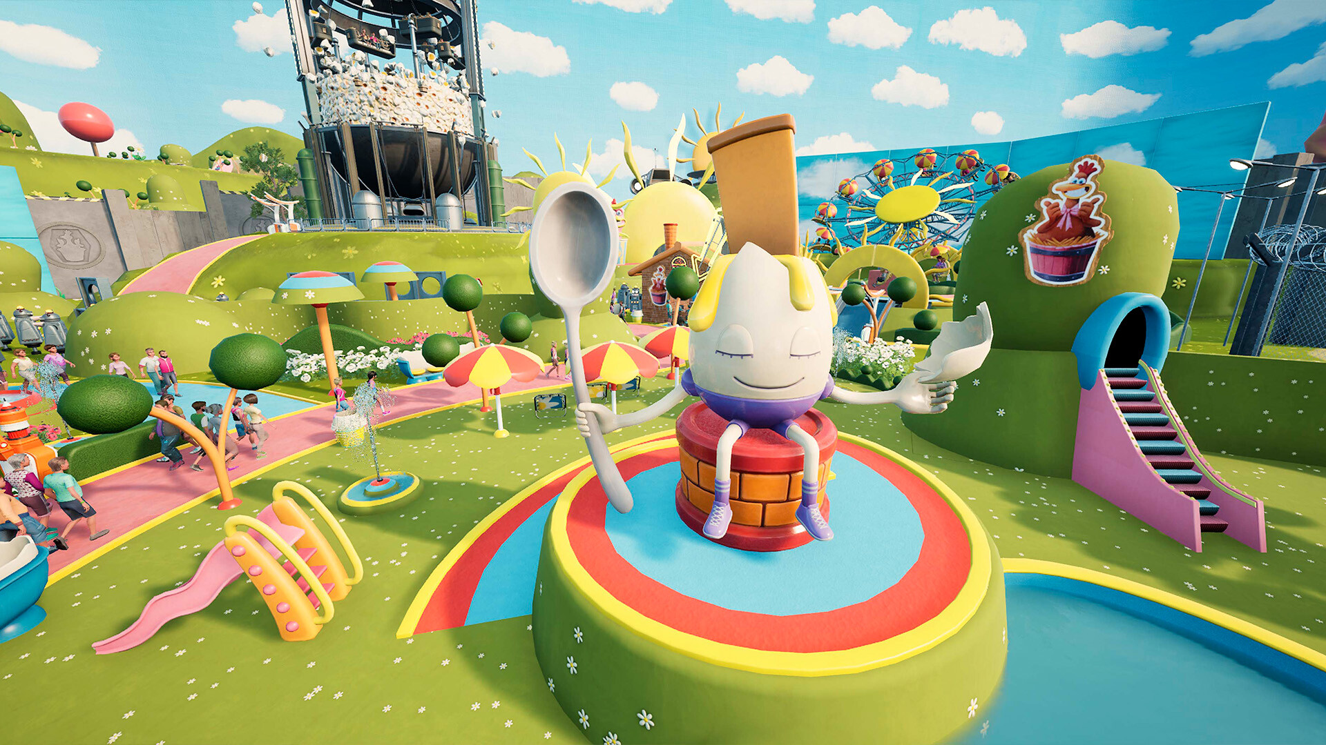 Park Beyond: Chicken Run – Dawn of the Nugget: Theme World