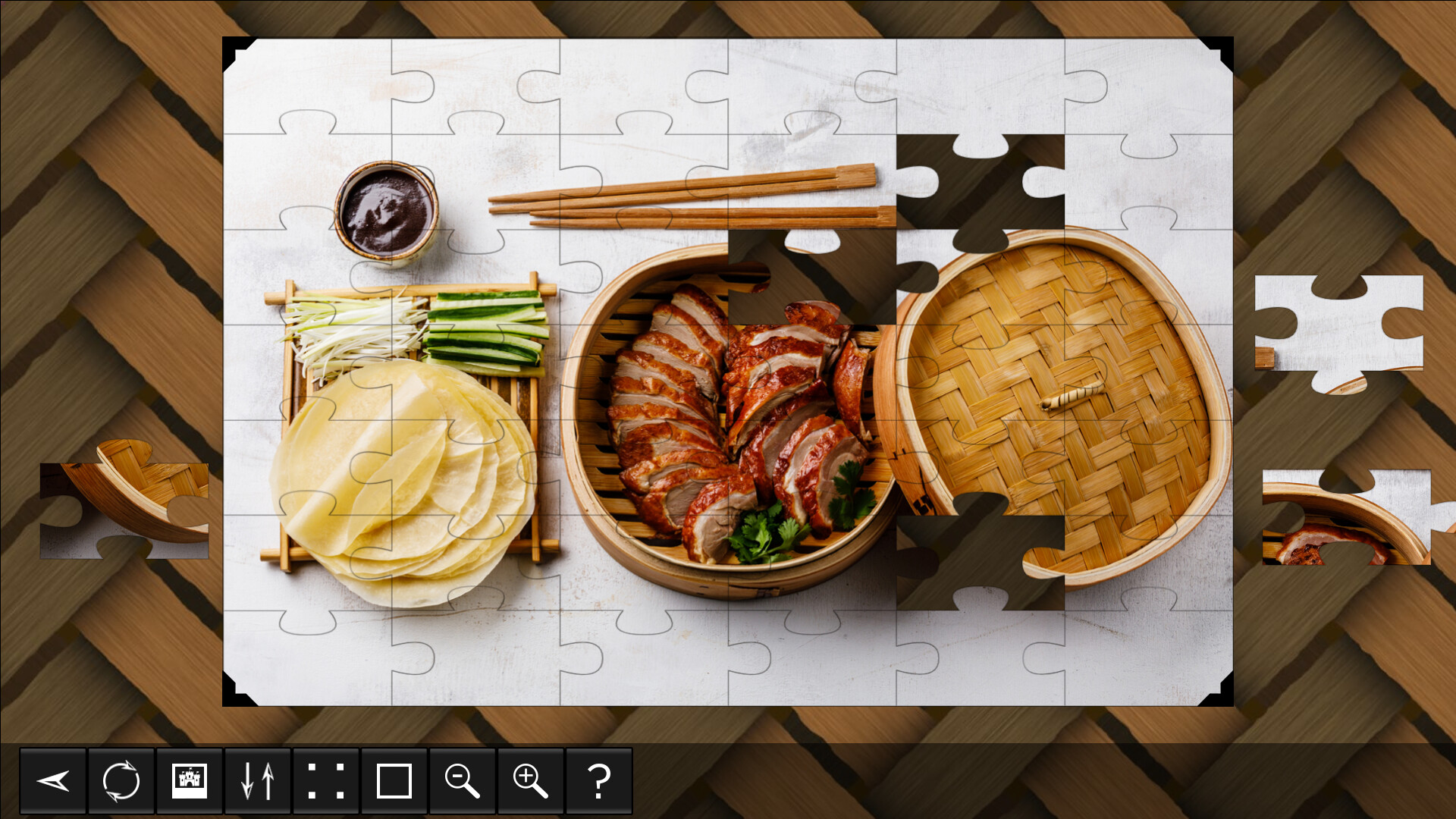 Jigsaw Puzzle World: Asian Food