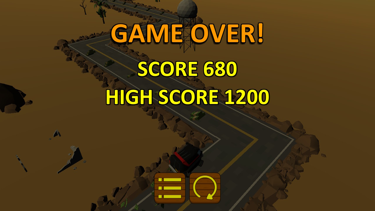 Highway Getaway: ZigZag Blocky Car