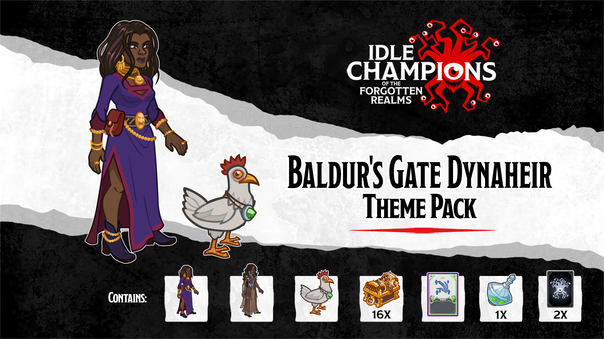 Idle Champions: Baldur’s Gate Dynaheir Theme Pack