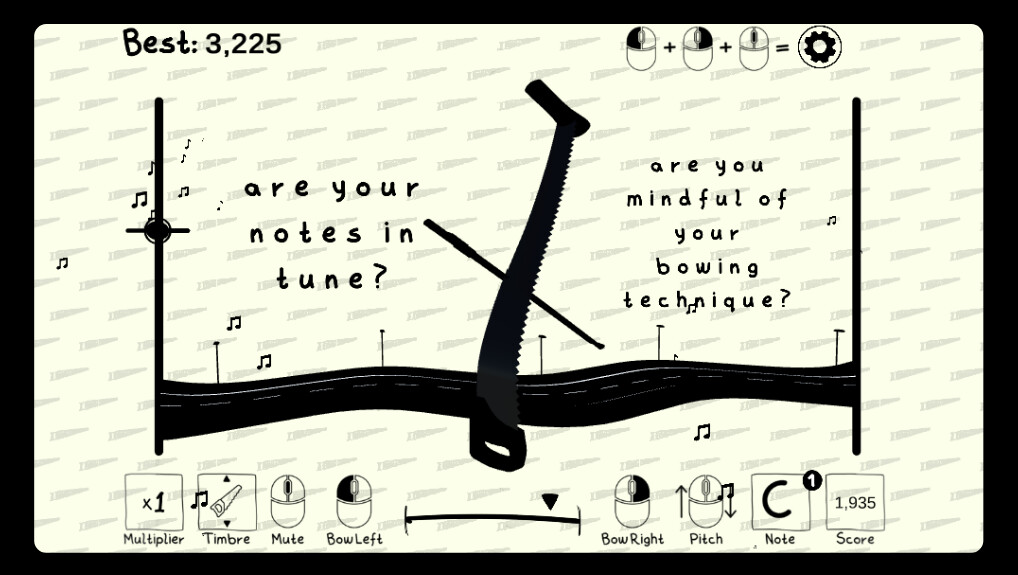 The Singing Saw Simulator