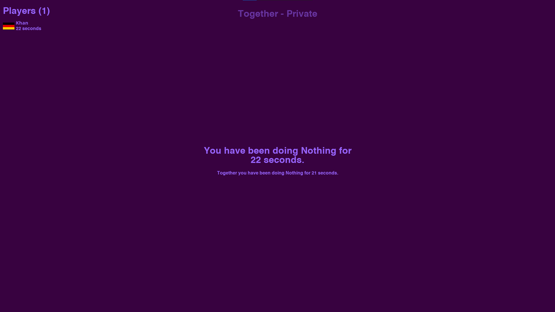 Nothing Together: Deep Purple Theme