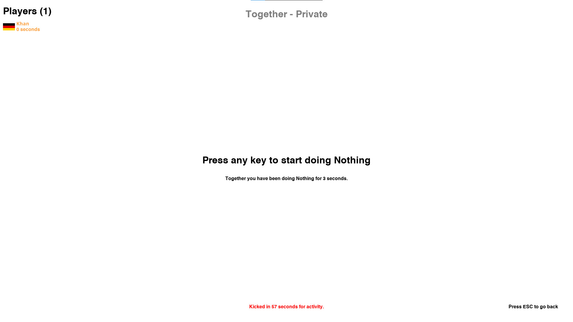 Nothing Together: Light Theme