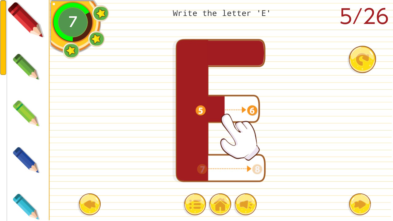 English Tracing Book