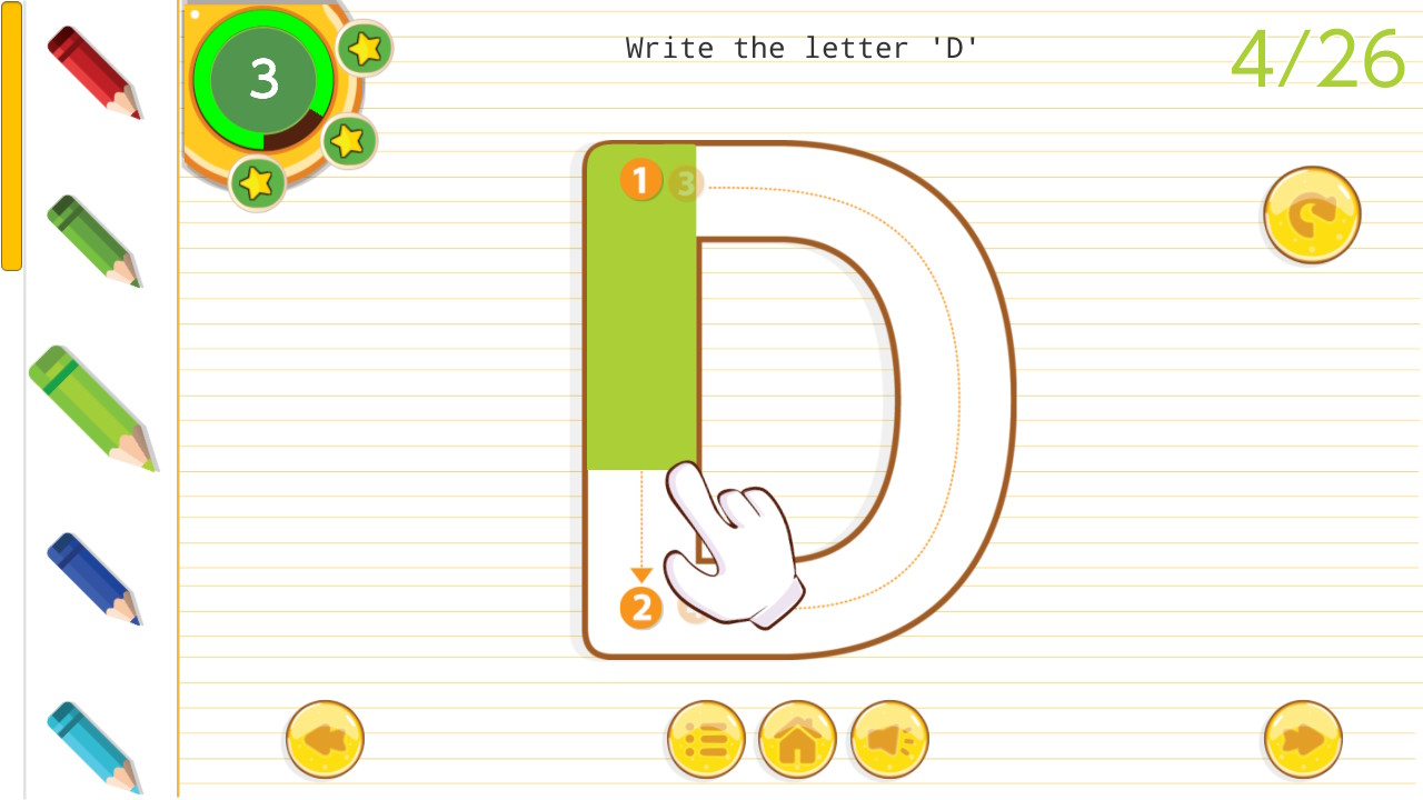 English Tracing Book